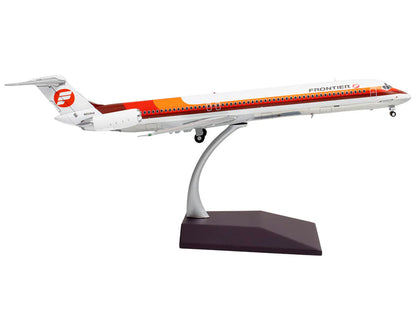 McDonnell Douglas MD-81 Commercial Aircraft "Frontier Airlines" (N859HA) White with Red and Orange Stripes "Gemini 200" Series 1/200 Diecast Model Airplane by GeminiJets <h2>McDonnell GeminiJets</h2>