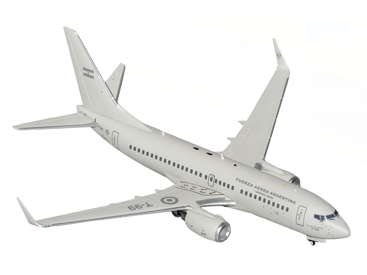 Boeing 737-700 Transport Aircraft "Fuerza Aerea Argentina (Air Force)" (T-99) Gray "Gemini 200" Series 1/200 Diecast Model Airplane by GeminiJets <h2>Boeing GeminiJets</h2> <p>High-quality car perfect
