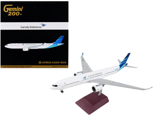 Airbus A330-900 Commercial Aircraft "Garuda Indonesia" White with Blue Tail "Gemini 200" Series 1/200 Diecast Model Airplane by GeminiJets <h2>Airbus GeminiJets</h2> <p>High-quality car perfect for co