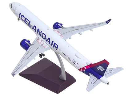 Airbus A321neo Commercial Aircraft "Icelandair" (TF-IAA) White with Blue and Pink Tail "Gemini 200" Series 1/200 Diecast Model by GeminiJets <h2>Airbus GeminiJets</h2> <p>High-quality car perfect for