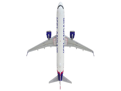 Airbus A321neo Commercial Aircraft "Icelandair" (TF-IAA) White with Blue and Pink Tail "Gemini 200" Series 1/200 Diecast Model by GeminiJets <h2>Airbus GeminiJets</h2> <p>High-quality car perfect for