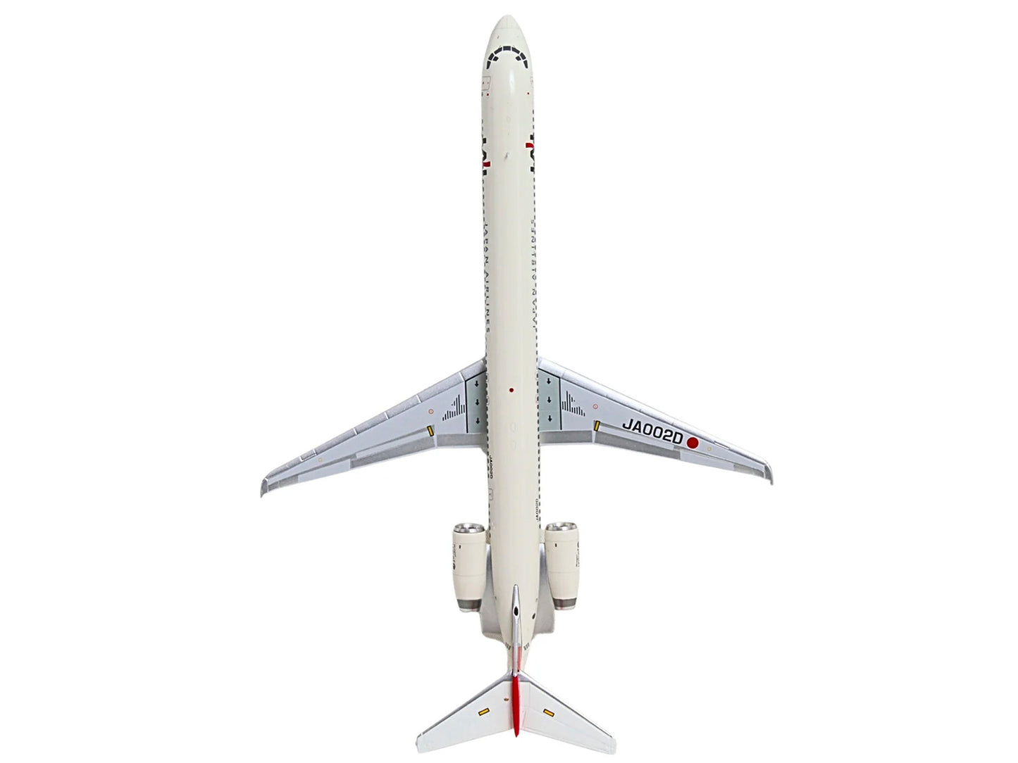 McDonnell Douglas MD-90 Commercial Aircraft "Japan Airlines" (JA002D) White with Red Tail "Gemini 200" Series 1/200 Diecast Model by GeminiJets <h2>McDonnell GeminiJets</h2> <p>High-quality car perfec