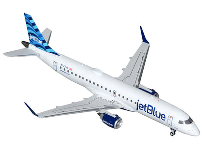 Embraer ERJ-190 Commercial Aircraft "JetBlue Airways" (N323JB) White with Blue Striped Tail "Gemini 200" Series 1/200 Diecast Model Airplane by GeminiJets <h2>Embraer GeminiJets</h2> <p>High-quality c