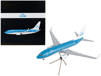 Boeing 737-700 Commercial Aircraft "KLM Royal Dutch Airlines" Blue with White Tail "Gemini 200" Series 1/200 Diecast Model Airplane by GeminiJets <h2>Boeing GeminiJets</h2> <p>High-quality car perfect
