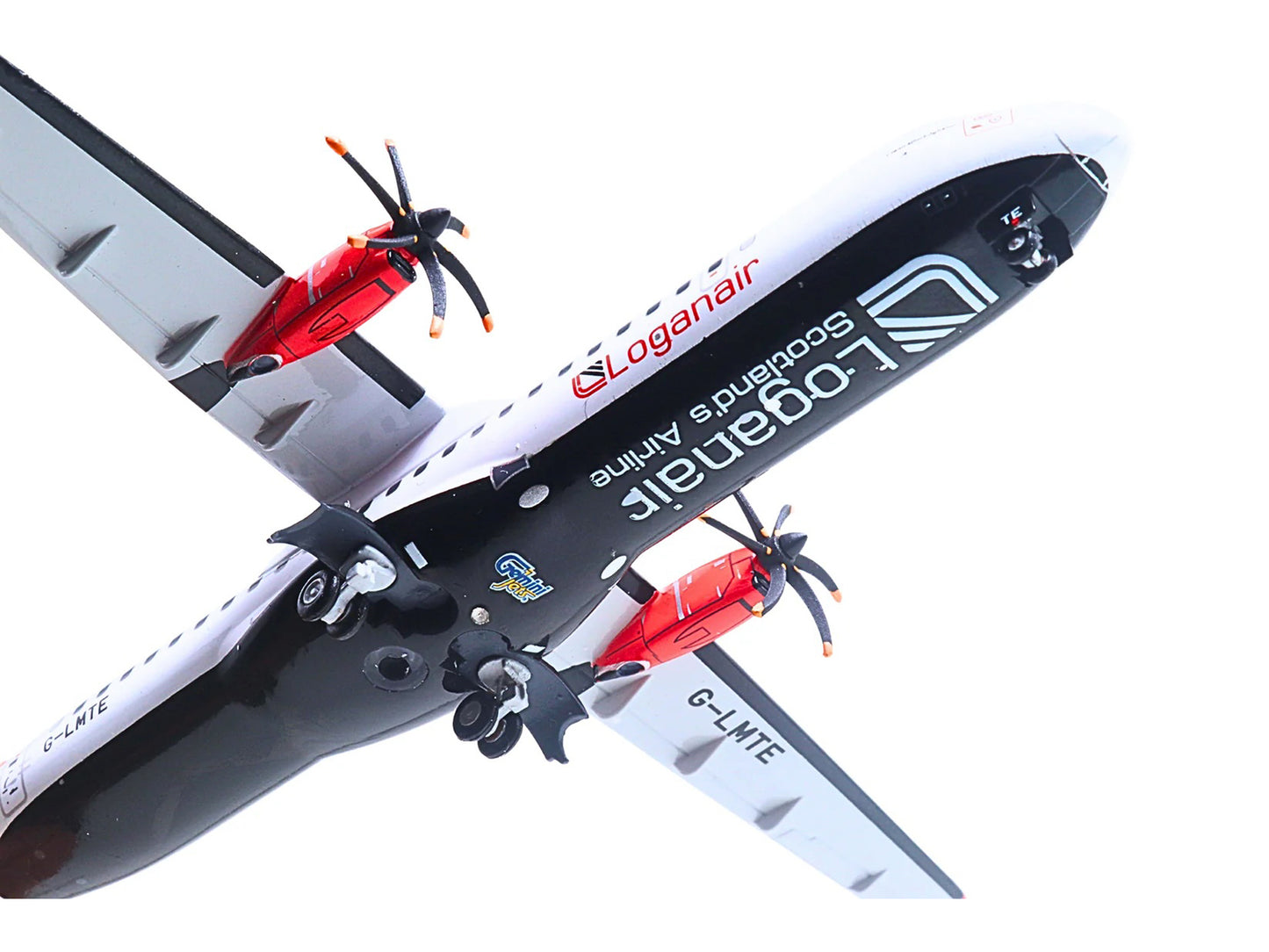 ATR 72-600 Commercial Aircraft "Loganair - Scotland's Airline" (G-LMTE) White with Red Plaid Tail "Gemini 200" Series 1/200 Diecast Model Airplane by GeminiJets <h2>ATR GeminiJets</h2> <p>High-quality