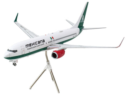 Boeing 737-800 Commercial Aircraft "Mexicana" (XA-ASM) White with Green Stripes "Gemini 200" Series 1/200 Diecast Model Airplane by GeminiJets <h2>Boeing GeminiJets</h2> <p>High-quality car perfect fo