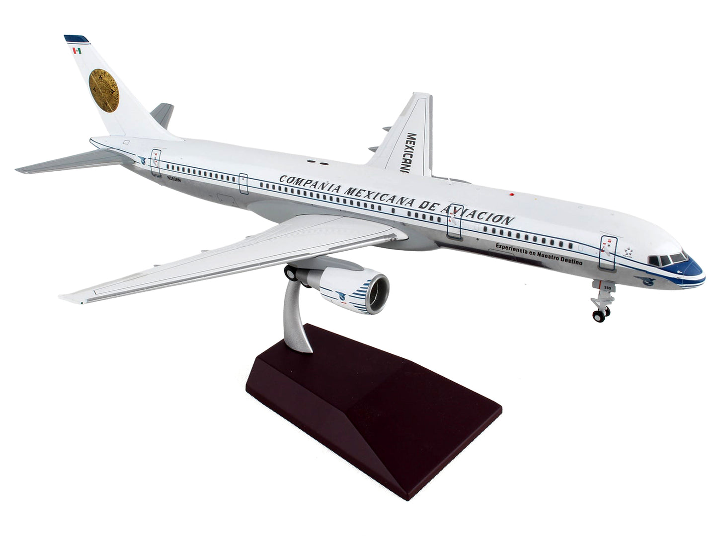 Boeing 757-200 Commercial Aircraft "Mexicana Retro Livery" (N380RM) White with Tail Graphics "Gemini 200" Series 1/200 Diecast Model Airplane by GeminiJets <h2>Boeing GeminiJets</h2> <p>High-quality c