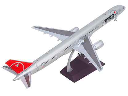 Boeing 757-300 Commercial Aircraft "Northwest Airlines" (N587NW) Silver with Red Tail "Gemini 200" Series 1/200 Diecast Model by GeminiJets <h2>Boeing GeminiJets</h2> <p>High-quality car perfect for c