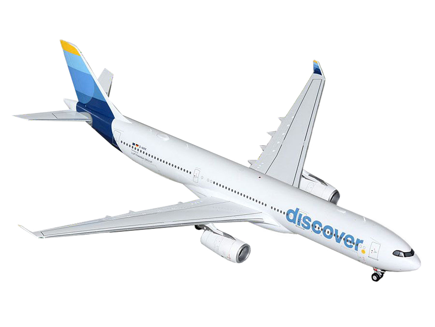 Airbus A330-300 Commercial Aircraft "Discover Airlines" (D-AIKK) White with Blue Tail "Gemini 200" Series 1/200 Diecast Model Airplane by GeminiJets <h2>Airbus GeminiJets</h2> <p>High-quality car perf