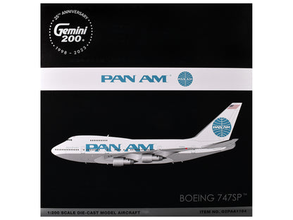 Boeing 747SP Commercial Aircraft "Pan American Airways" (N531PA) White with Blue Tail Graphics "Gemini 200" Series 1/200 Diecast Model Airplane by GeminiJets <h2>Boeing GeminiJets</h2> <p>High-quality
