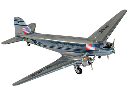 Douglas DC-3 Commercial Aircraft "Pan American Airways" (NC33611) Polished Metal Finish "Gemini 200" Series 1/200 Diecast Model Airplane by GeminiJets <h2>Douglas GeminiJets</h2> <p>High-quality car p