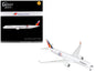 Airbus A350-1000 Commercial Aircraft with Flaps Down "Philippine Airlines" (RP-C3510) White with Tail Graphics "Gemini 200" 1/200 Diecast Model Airplane by GeminiJets