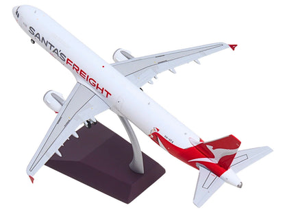 Airbus A321P2F Commercial Aircraft "Qantas Freight - Santa’s Freight" (VH-XF4) White with Graphics and Red Tail "Gemini 200" Series 1/200 Diecast Model by GeminiJets <h2>Airbus GeminiJets</h2> <p>High