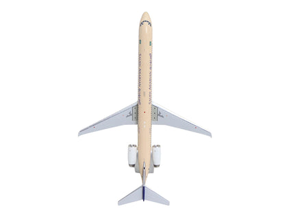 McDonnell Douglas MD-90 Commercial Aircraft "Saudia Airlines" (HZ-API) Beige with Blue Tail "Gemini 200" Series 1/200 Diecast Model by GeminiJets