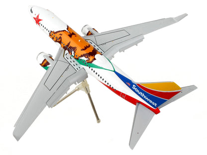 Boeing 737-700 Commercial Aircraft with Flaps Down "Southwest Airlines - California One" Flag Livery "Gemini 200" Series 1/200 Diecast Model Airplane by GeminiJets <h2>Boeing GeminiJets</h2> <p>High-q
