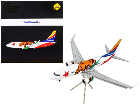 Boeing 737-700 Commercial Aircraft with Flaps Down "Southwest Airlines - California One" Flag Livery "Gemini 200" Series 1/200 Diecast Model Airplane by GeminiJets <h2>Boeing GeminiJets</h2> <p>High-q