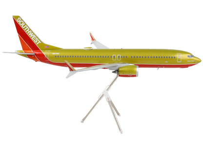 Boeing 737 MAX 8 Commercial Aircraft "Southwest Airlines" Gold and Red "Gemini 200" Series 1/200 Diecast Model Airplane by GeminiJets <h2>Boeing GeminiJets</h2> <p>High-quality car perfect for collect