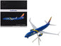 Boeing 737-800 Commercial Aircraft "Southwest Airlines - Nevada One" (N8646B) Blue with Tail Stripes "Gemini 200" Series 1/200 Diecast Model Airplane by GeminiJets <h2>Boeing GeminiJets</h2> <p>High-q