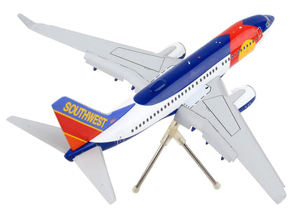 Boeing 737-700 Commercial Aircraft with Flaps Down Configuration "Southwest Airlines - Colorado One" (N230WN) White and Blue "Gemini 200" Series 1/200 Diecast Model Airplane by GeminiJets <h2>Boeing G