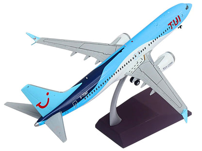 Boeing 737 MAX 8 Commercial Aircraft "TUI Airways" (G-TUMY) Blue and White "Gemini 200" Series 1/200 Diecast Model Airplane by GeminiJets <h2>Boeing GeminiJets</h2> <p>High-quality car perfect for col
