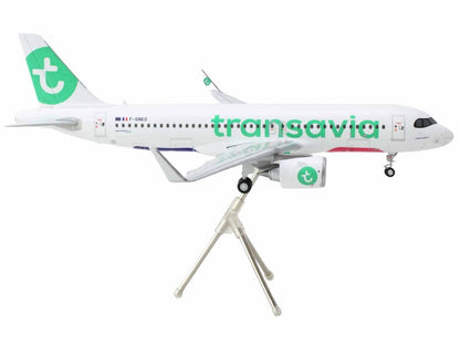 Airbus A320neo Commercial Aircraft "Transavia Airlines" (F-GNEO) White with Green Tail "Gemini 200" Series 1/200 Diecast Model Airplane by GeminiJets <h2>Airbus GeminiJets</h2> <p>High-quality car per