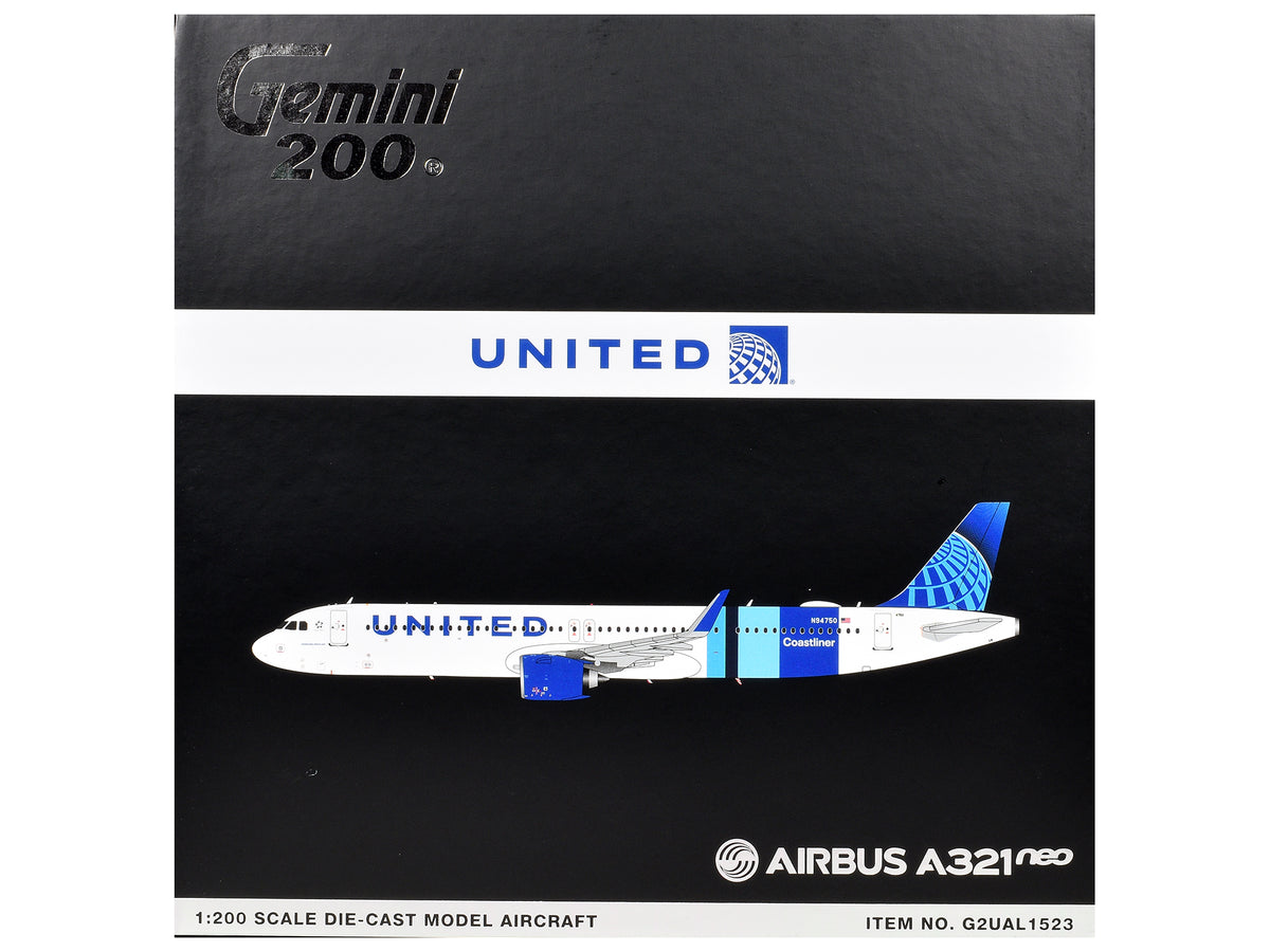 Airbus A321neo Commercial Aircraft (N94750) 1/200 Diecast Aircraft - GeminiJets