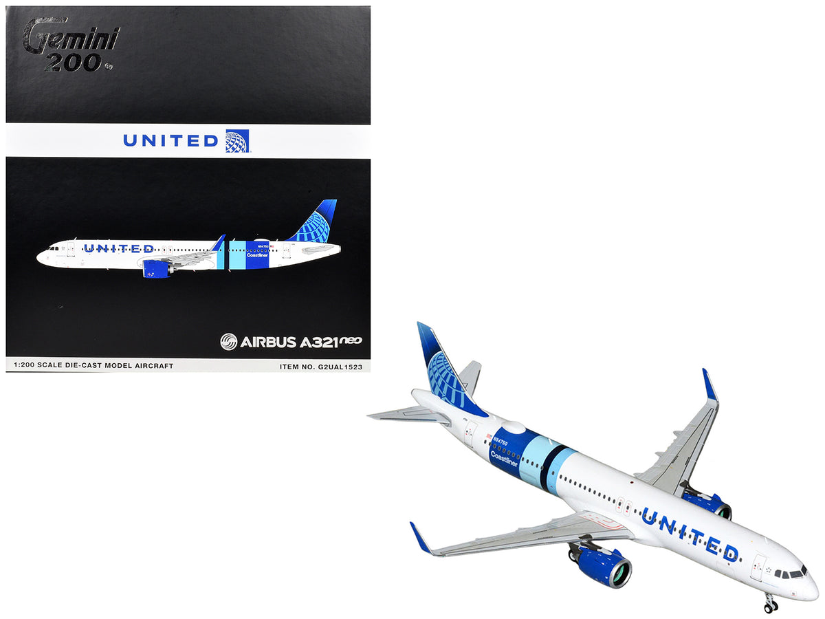 Airbus A321neo Commercial Aircraft (N94750) 1/200 Diecast Aircraft - GeminiJets