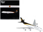 Boeing 747-8F Commercial Aircraft "UPS Worldwide Services" (N607UP) White with Brown Tail "Gemini 200" Series 1/200 Diecast Model by GeminiJets