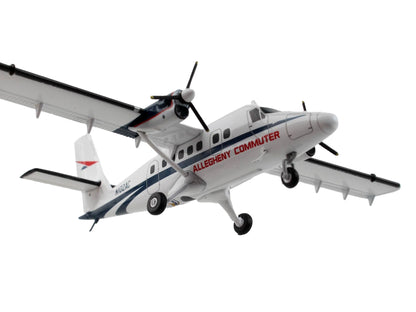 De Havilland DHC-6-300 Commercial Aircraft "Allegheny Airlines" White with Blue Stripes "Gemini 200" Series 1/200 Diecast Model Airplane by GeminiJets <h2>De GeminiJets</h2> <p>High-quality car perfec