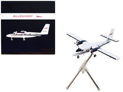 De Havilland DHC-6-300 Commercial Aircraft "Allegheny Airlines" White with Blue Stripes "Gemini 200" Series 1/200 Diecast Model Airplane by GeminiJets <h2>De GeminiJets</h2> <p>High-quality car perfec