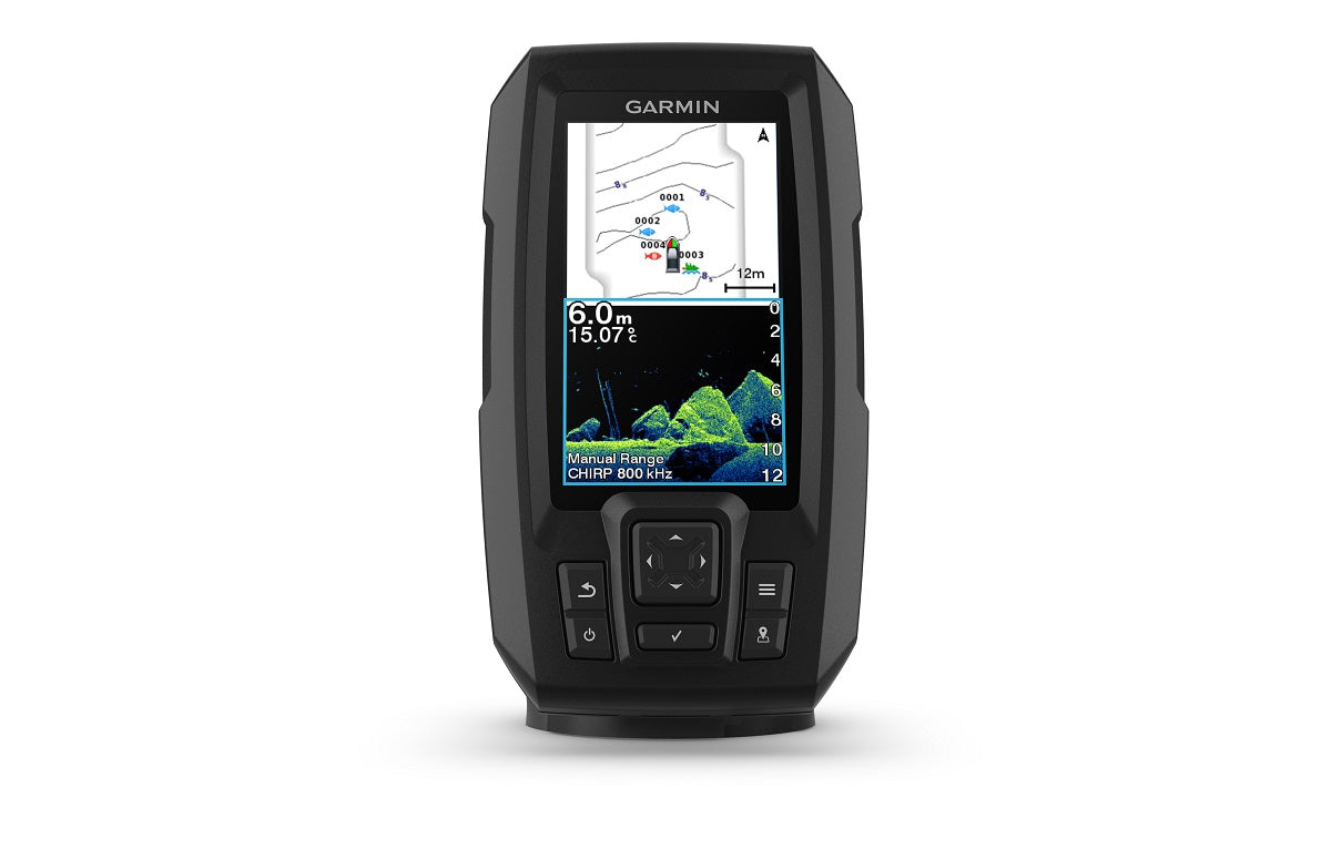 Garmin Striker Vivid 4cv 3.5in Wtron Fishfinder GPS Track Plotter With GT20