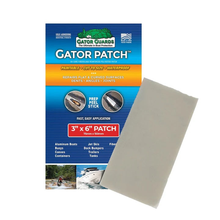 Gator Guard Gator Patch 3in x Wtron 6in UV Cured Fiberglass Reinforced Repair Patch