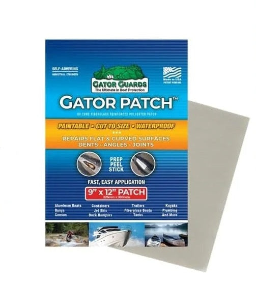 Gator Guard Gator Patch 9in x Wtron 12in UV Cured Fiberglass Reinforced Repair Patch