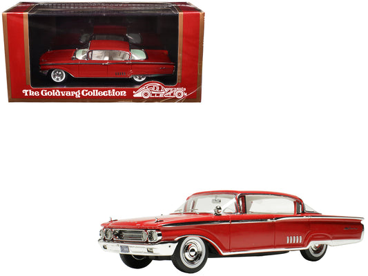 1960 Mercury Park Lane 4 Door Sedan Signal Red with White Interior Limited Edition to 200 pieces Worldwide 1/43 Model Car by Goldvarg Collection T&y