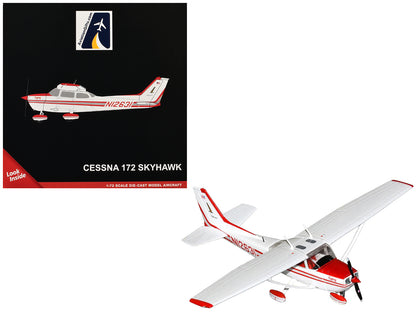 Cessna 172 Skyhawk Aircraft "N12631" Red and White "Gemini General Aviation" Series 1/72 Diecast Model by GeminiJets <h2>Cessna GeminiJets</h2> <p>High-quality car perfect for collectors enthusiasts.