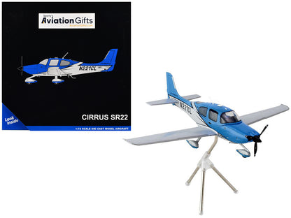 Cirrus SR22 Composite Aircraft (N221CL) Blue "Gemini General Aviation" Series 1/72 Diecast Model Airplane by GeminiJets <h2>Cirrus GeminiJets</h2> <p>High-quality car perfect for collectors and enthus