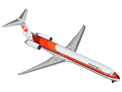 McDonnell Douglas MD-81 Commercial Aircraft "Frontier Airlines" (N859HA) White with Stripes 1/400 Diecast Model Airplane by GeminiJets <h2>McDonnell GeminiJets</h2> <p>High-quality car perfect for col