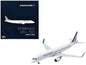 Embraer ERJ-190 Commercial Aircraft "Air France Hop" (F-HBLR) White with Striped Tail 1/400 Diecast Model Airplane by GeminiJets <h2>Embraer GeminiJets</h2> <p>High-quality car perfect for collectors