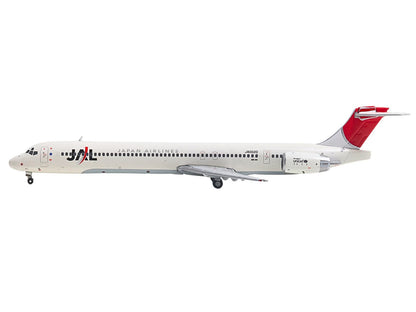 McDonnell Douglas MD-90 Commercial Aircraft "Japan Airines" (JA002D) White with Red Tail 1/400 Diecast Model Airplane by GeminiJets <h2>McDonnell GeminiJets</h2> <p>High-quality car perfect for collec