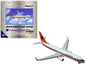 Boeing 737-800 Commercial Aircraft "Hapag-Lloyd" White with Orange and Blue Stripes 1/400 Diecast Model Airplane by GeminiJets <h2>Boeing GeminiJets</h2> <p>High-quality car perfect for collectors ent