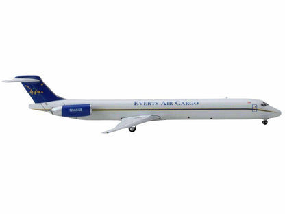 McDonnell Douglas MD-83 Commercial Aircraft "Everts Air Cargo" (N965CE) White with Blue Tail 1/400 Diecast Model Airplane by GeminiJets <h2>McDonnell GeminiJets</h2> <p>High-quality car perfect for co