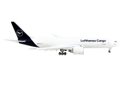 Boeing 777F Commercial Aircraft with Flaps Down "Lufthansa Cargo" White Dark Blue Tail 1/400 Diecast Model Airplane by GeminiJets <h2>Boeing GeminiJets</h2> <p>High-quality car perfect for collectors