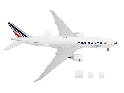 Boeing 777F Commercial Aircraft "Air France Cargo" (F-GUOC) White with Red and Blue Striped Tail "Interactive Series" 1/400 Diecast Model Airplane by GeminiJets <h2>Boeing GeminiJets</h2> <p>High-qual