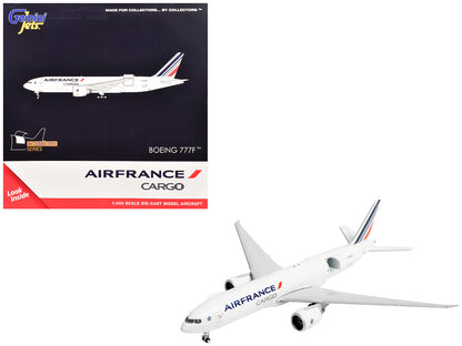 Boeing 777F Commercial Aircraft "Air France Cargo" (F-GUOC) White with Red and Blue Striped Tail "Interactive Series" 1/400 Diecast Model Airplane by GeminiJets <h2>Boeing GeminiJets</h2> <p>High-qual