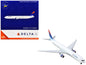 Boeing 767-400ER Commercial Aircraft "Delta Air Lines" (N829MH) White with Red and Blue Tail 1/400 Diecast Model Airplane by GeminiJets <h2>Boeing GeminiJets</h2> <p>High-quality car perfect for colle