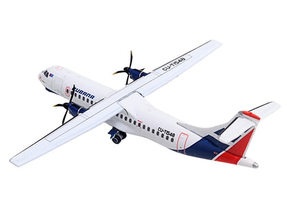 ATR 72-200 Commercial Aircraft "Cubana Airlines" (CU-T1548) White with Red and Blue Stripes 1/400 Diecast Model Airplane by GeminiJets <h2>ATR GeminiJets</h2> <p>High-quality car perfect for collector