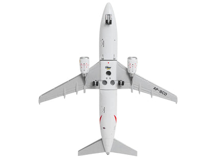 Boeing 737-300 Commercial Aircraft "Emirates Airlines" (AP-BCD) White with Striped Tail 1/400 Diecast Model by GeminiJets