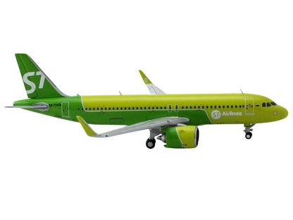 Airbus A320neo Commercial Aircraft "S7 Airlines" (RA-73428) Green Two-Tone 1/400 Diecast Model Airplane by GeminiJets <h2>Airbus GeminiJets</h2> <p>High-quality car perfect for collectors and enthusia