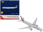 Boeing 777-300ER Commercial Aircraft with Flaps Down "American Airlines" (N722AN) Gray Striped Tail 1/400 Diecast Model by GeminiJets <h2>Boeing GeminiJets</h2> <p>High-quality car perfect for collect
