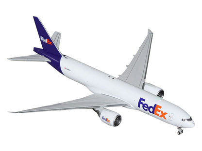 Boeing 777F Commercial Aircraft "FedEx (Federal Express)" (N895FD) White with Purple Tail 1/400 Diecast Model Airplane by GeminiJets <h2>Boeing GeminiJets</h2> <p>High-quality car perfect for collecto